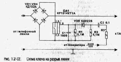 Датчики подъема трубки